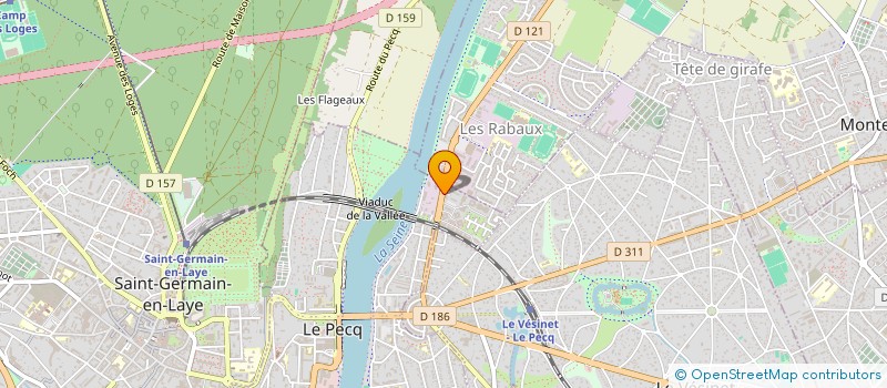 localisation de l'entreprise SYND COPR DU 76 ROUTE DE SARTROUVILLE  LE PECQ