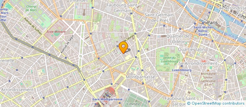 localisation de l'entreprise SYND COPR DU 77 79 RUE DU CHERCHE MIDI 7  PARIS