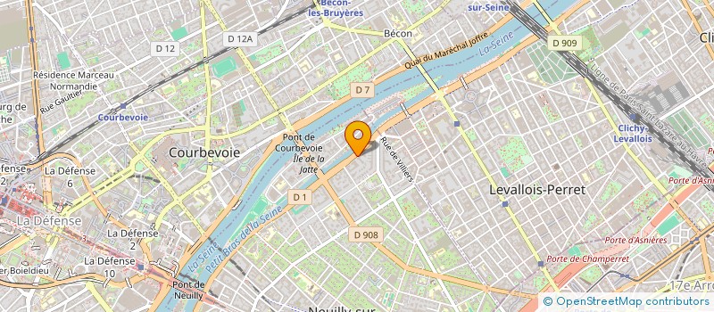 localisation de l'entreprise SYND COPR DU 78 BD BOURDON 92 NEUILLY à NEUILLY-SUR-SEINE