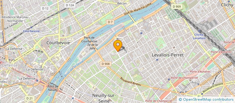 localisation de l'entreprise SYND.COPR. DU 78 BD VICTOR HUGO 92 NEUIL à NEUILLY-SUR-SEINE