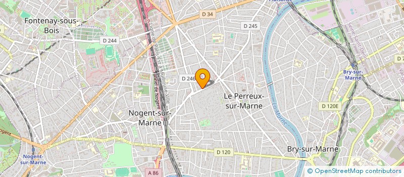 localisation de l'entreprise SYND COPR DU 79 RUE LEMERCIER 75017 PARI  LE PERREUX-SUR-MARNE