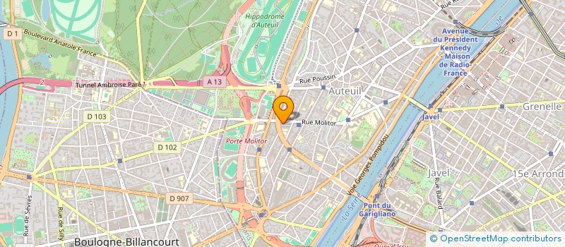 localisation de l'entreprise SYND COPR DU 8 AV DU GAL        BALFOURI  PARIS