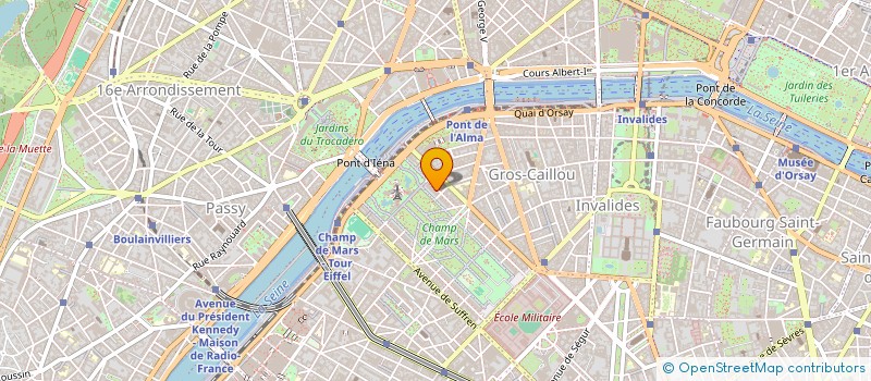 localisation de l'entreprise SYND COPR DU 8 AVENUE ELISEE    RECLUS 7  PARIS