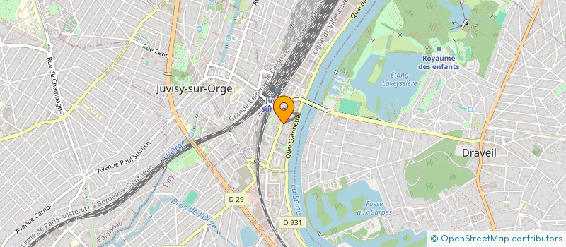 localisation de l'entreprise SYND.COPR. DU 8 AVENUE KLEBER 91260 JU à JUVISY-SUR-ORGE