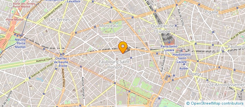 localisation de l'entreprise SYND COPR DU 8 BIS RUE DE LA    BAUME 75  PARIS