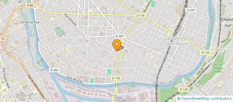 localisation de l'entreprise SYND.COPR. DU 8 BIS RUE EUGENE  SUE 94 S à SAINT-MAUR-DES-FOSSES