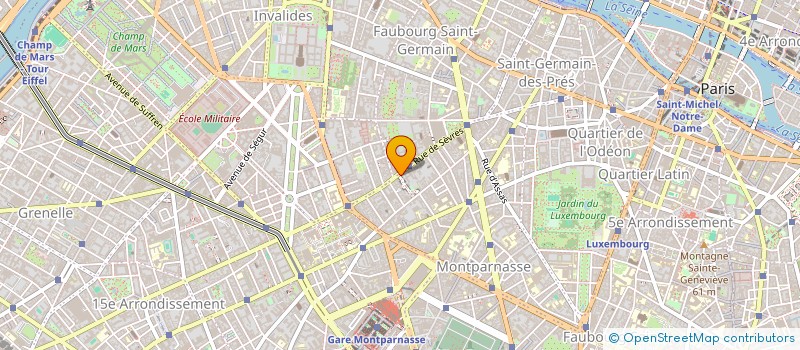 localisation de l'entreprise SYND.COPR. DU 8 PL. SAINT MICHEL 75006 P  PARIS