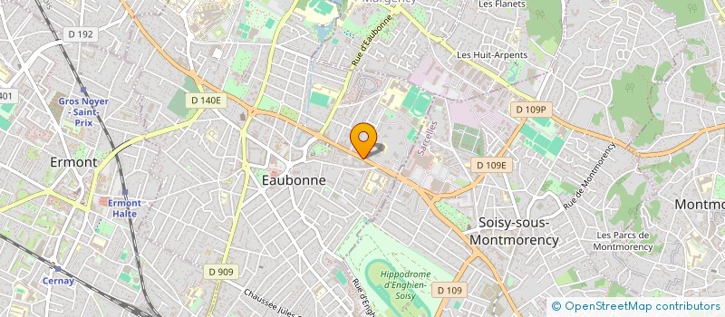 localisation de l'entreprise SYND.COPR. DU 8 PLACE CHARLES DE GAULLE  SAINT-GRATIEN