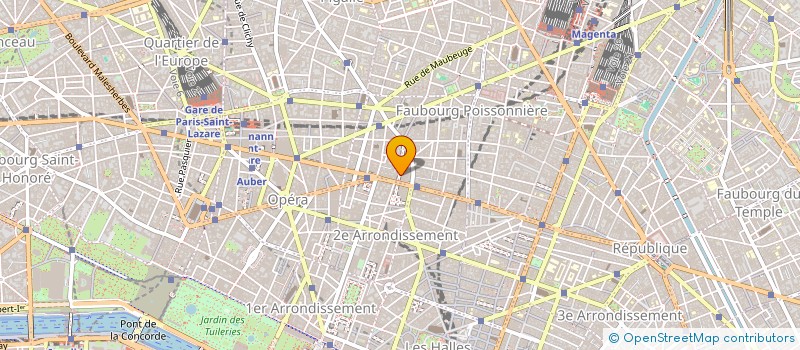 localisation de l'entreprise SYND.COPR. DU 8 QUAI DE CLICHY  92 CLICH  PARIS