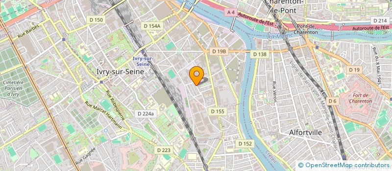 localisation de l'entreprise SYND COPR DU 8 RUE AMPERE  IVRY-SUR-SEINE