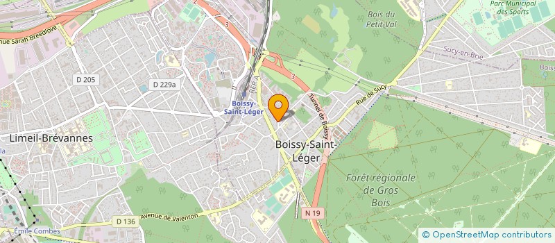 localisation de l'entreprise SYND COPR DU 8 RUE DE LA FONTAINE à BOISSY-SAINT-LEGER