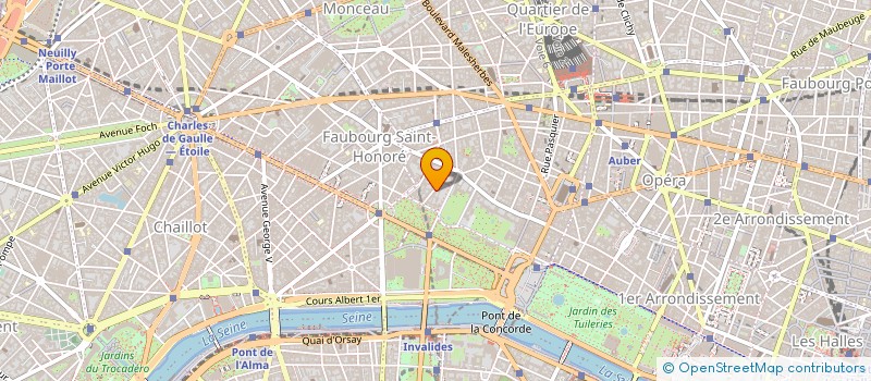 localisation de l'entreprise SYND.COPR. DU 8 RUE DU CIRQUE   75008 PA  PARIS