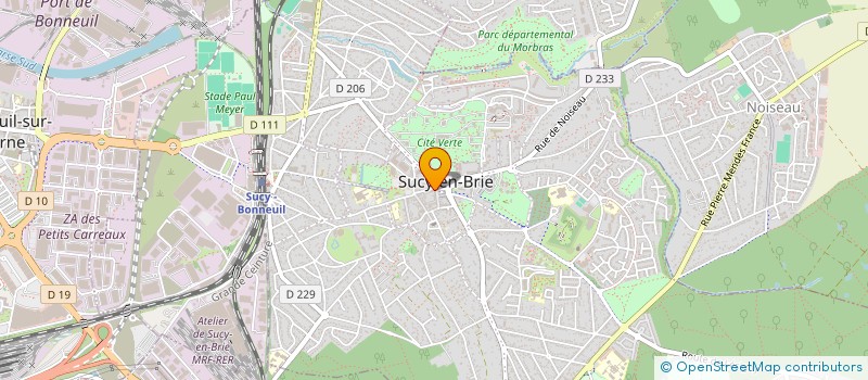 localisation de l'entreprise SYND.COPR. DU 8 RUE DU TEMPLE 94 SUCY à SUCY-EN-BRIE