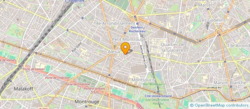 localisation de l'entreprise SYND COPR DU 8 RUE LACAZE 75014 PARIS RE  PARIS