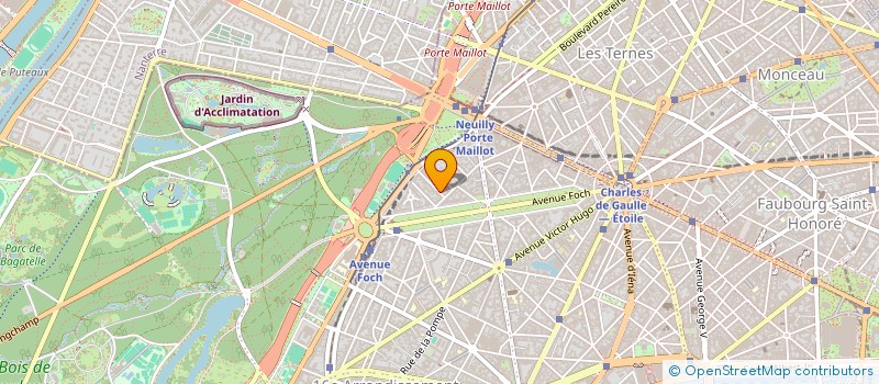 localisation de l'entreprise SYND.COPR. DU 8 RUE LALO 75016  PARIS RE  PARIS