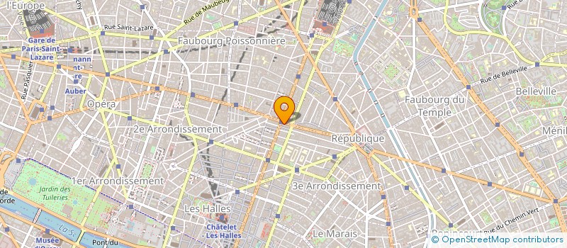 localisation de l'entreprise SYND COPR DU 8 RUE ROBERT BLACHE 75010 P  PARIS