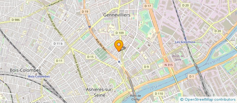 localisation de l'entreprise SYND.COPR. DU 8 RUE VOISIN 92 ASNIERES S  ASNIERES-SUR-SEINE