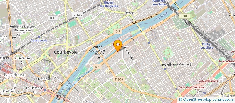 localisation de l'entreprise SYND COPR DU 80 BD BOURDON 92 NEUILLY à NEUILLY-SUR-SEINE
