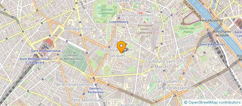 localisation de l'entreprise SYND.COPR. DU 80 BD DE PORT ROYAL PARIS  PARIS