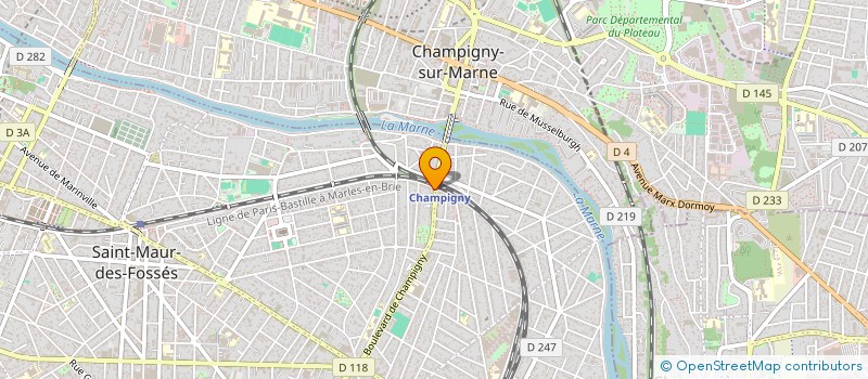 localisation de l'entreprise SYND COPR DU 80 RUE JEAN JAURES à SAINT-MAUR-DES-FOSSES