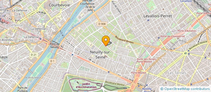 localisation de l'entreprise SYND.COPR. DU 81 B RUE PERRONET 92 NEUIL à NEUILLY SUR SEINE