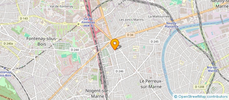 localisation de l'entreprise SYND COPR DU 82 AV DU 11 NOVEMBRE 94 LE  LE PERREUX-SUR-MARNE