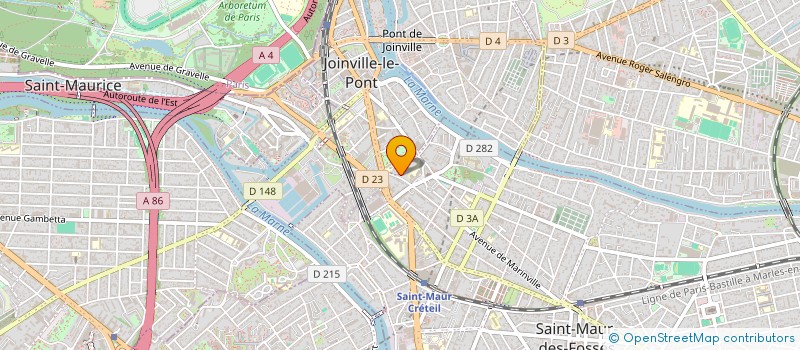 localisation de l'entreprise SYND COPR DU 82T AV LOUIS BLANC à SAINT-MAUR-DES-FOSSES