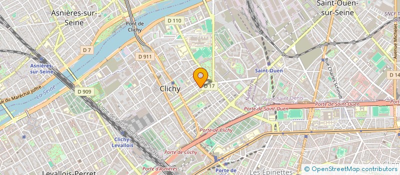 localisation de l'entreprise SYND COPR DU 83 BD JEAN JAURES 92 CLICH à CLICHY