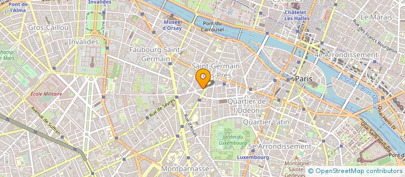 localisation de l'entreprise SYND COPR DU 83 RUE DE RENNES   75006 PA  PARIS