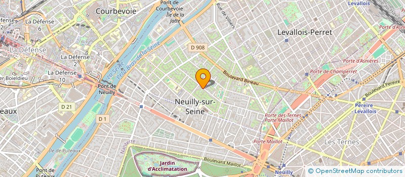localisation de l'entreprise SYND.COPR. DU 83 RUE PERRONET 92 NEUILLY à NEUILLY-SUR-SEINE