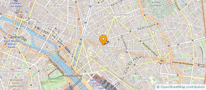 localisation de l'entreprise SYND COPR DU 83 RUE SEDAINE     75011 PA  PARIS