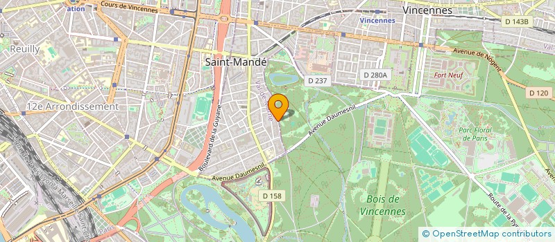 localisation de l'entreprise SYND.COPR. DU 84 B CHAUSSEE DE L ETANG 9 à SAINT-MANDE