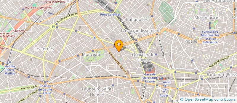localisation de l'entreprise SYND.COPR. DU 84 RUE DE MONCEAU 75008 PA  PARIS