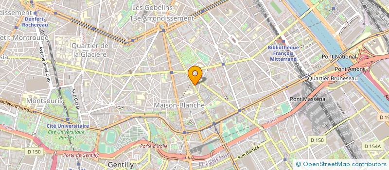 localisation de l'entreprise SYND COPR DU 86  AQV DE CHOISY 75013  PARIS