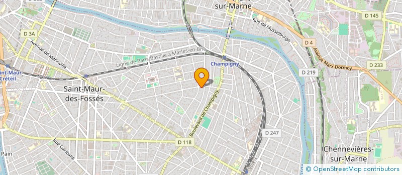 localisation de l'entreprise SYND.COPR. DU 86 AV JOFFRE à SAINT-MAUR-DES-FOSSES