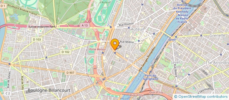 localisation de l'entreprise SYND.COPR. DU 86 BD EXELMANS    75016 PA  PARIS