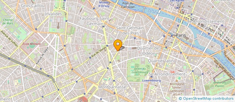 localisation de l'entreprise SYND COPR DU 86 RUE DE RENNES   75006 PA  PARIS