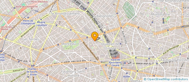 localisation de l'entreprise SYND.COPR. DU 86 RUE DU ROCHER  75008 PA  PARIS