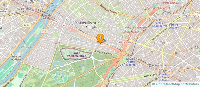 localisation de l'entreprise SYND COPR DU 87 AV CHARLES DE GAULLE à NEUILLY-SUR-SEINE