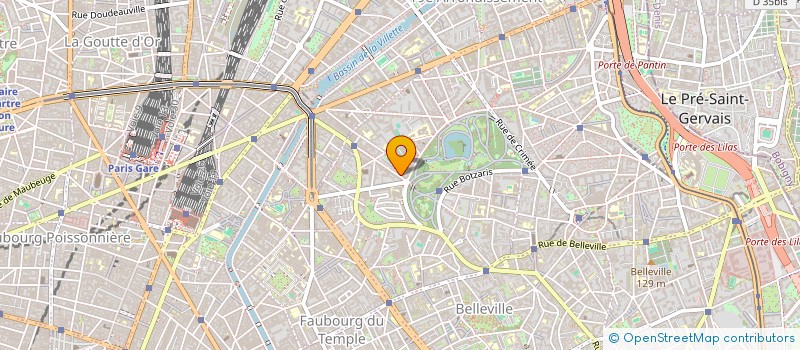 localisation de l'entreprise SYND COPR DU 87 AV SECRETAN 75019 PARIS  PARIS