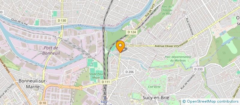 localisation de l'entreprise SYND COPR DU 87 AVENU DU GENERAL LECLERC à SUCY-EN-BRIE