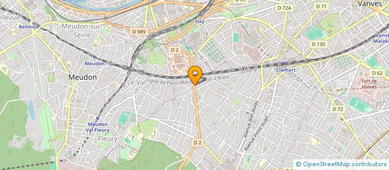 localisation de l'entreprise SYND.COPR. DU 88 AV HENRI BARBUSSE 92 CL à CLAMART