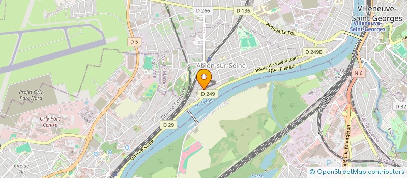 localisation de l'entreprise SYND.COPR. DU 8B R DU BAC 94    ABLON SU  ABLON SUR SEINE