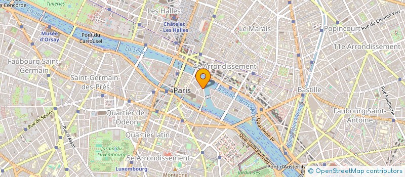 localisation de l'entreprise SYND COPR DU 9 11 QUAI AUX FLEURS 75004  PARIS