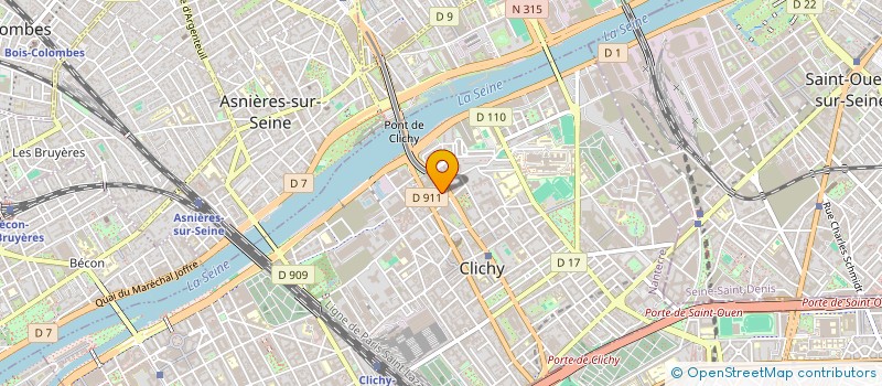 localisation de l'entreprise SYND COPR DU 9 11 VILLA JEAN JAURES 9 à CLICHY