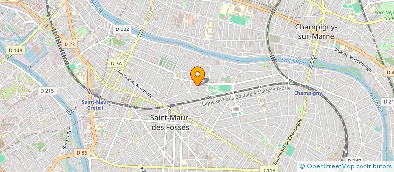 localisation de l'entreprise SYND COPR DU 9 AV DE DIANE à SAINT-MAUR-DES-FOSSES