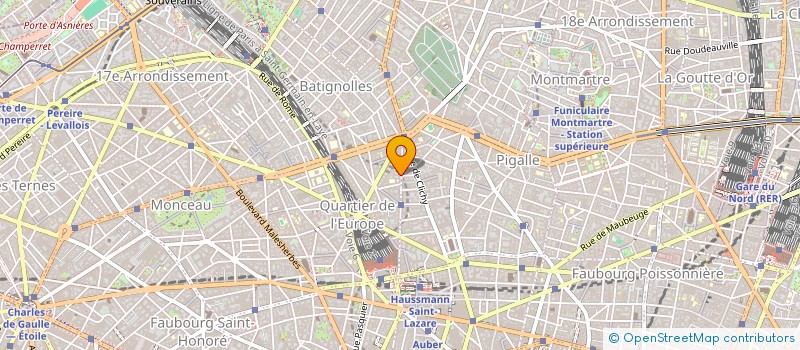 localisation de l'entreprise SYND.COPR. DU 9 B RUE ANDRE     CHENIER  PARIS