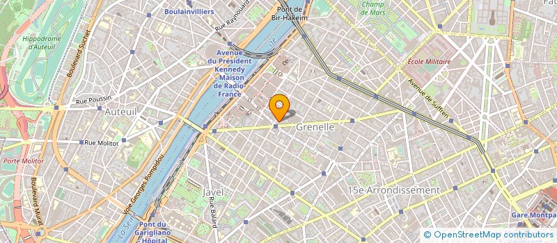 localisation de l'entreprise SYND COPR DU 9 PLACE CHARLES    MICHELS  PARIS