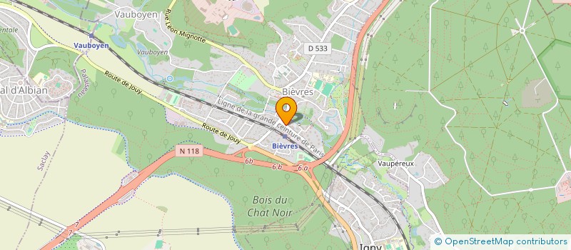 localisation de l'entreprise SYND.COPR. DU 9 PLACE DE L EGLISE 9 à BIEVRES