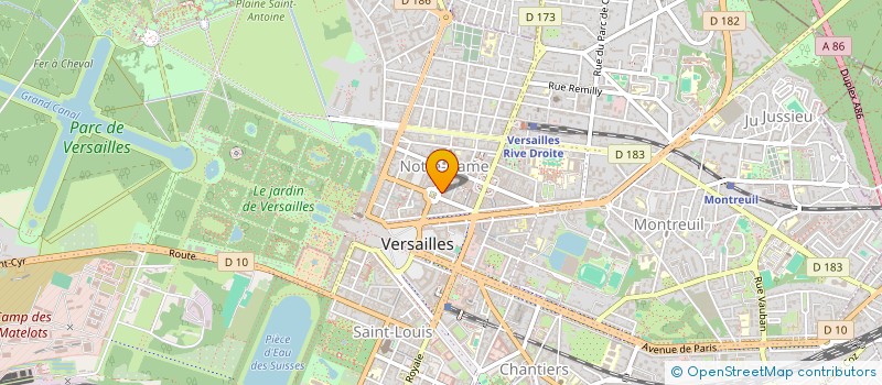 localisation de l'entreprise SYND COPR DU 9 PLACE HOCHE à VERSAILLES